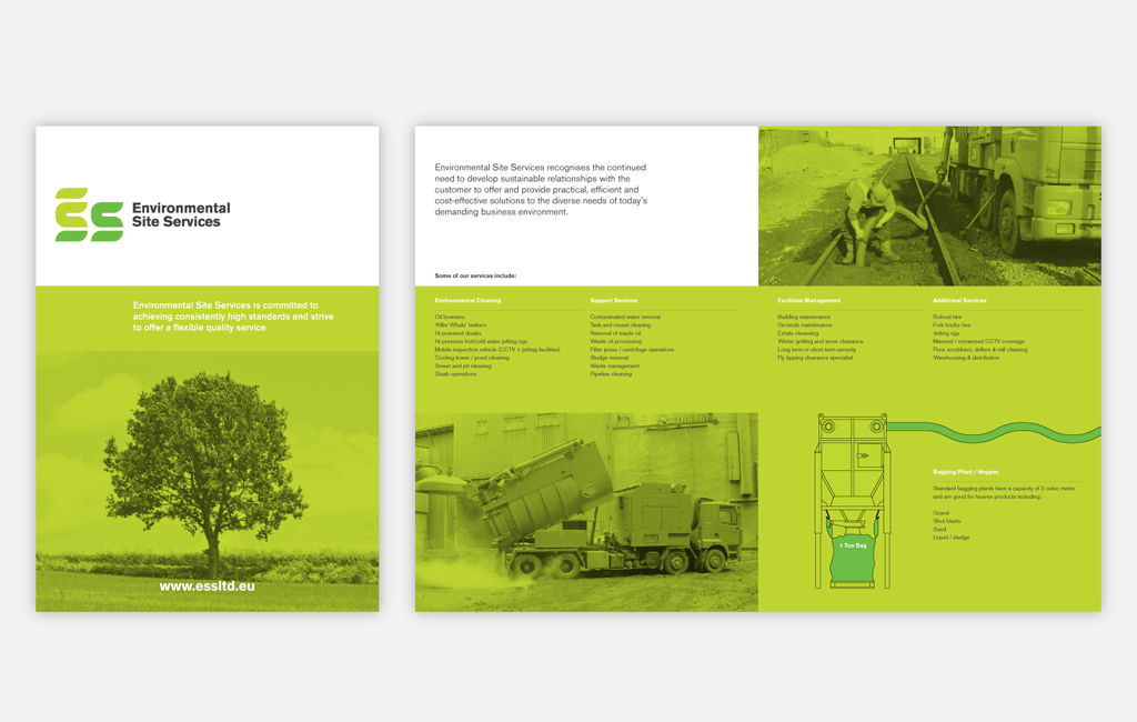 Writing services environmental brochure